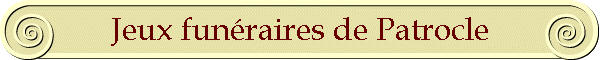 Jeux funraires de Patrocle