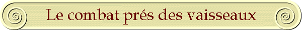 Le combat prs des vaisseaux