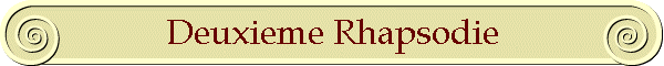 Deuxieme Rhapsodie