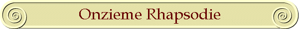 Onzieme Rhapsodie